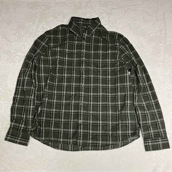 ExpressPlaid Sweater Flannel Shirt Size L - Picture 1 of 7